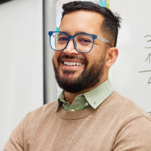 Man representing our company info